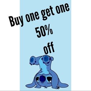 BUY ONE GET ONE 50%